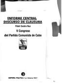 Informe central by Fidel Castro