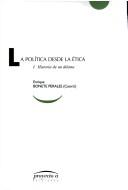 Cover of: La política desde la ética