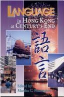 Cover of: Language in Hong Kong at century's end