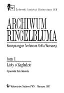 Cover of: Archiwum Ringelbluma by opracowała Ruta Sakowska.