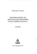 Cover of: Inventario general del archivo del Real Monasterio de San Clemente de Sevilla