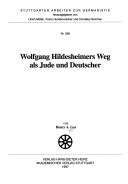 Cover of: Wolfgang Hildesheimers Weg als Jude und Deutscher