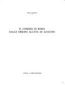 Cover of: Il comizio di Roma dalle origini all'età di Augusto
