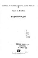 Cover of: Scepticismul grec