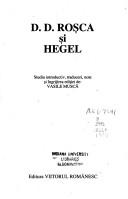 Cover of: D.D. Roșca și Hegel