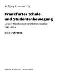 Cover of: Frankfurter Schule und Studentenbewegung: von der Flaschenpost zum Molotowcocktail 1946-1995