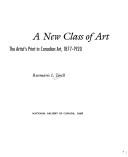 Cover of: A new class of art by Rosemarie L. Tovell