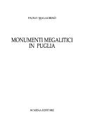 Cover of: Monumenti megalitici in Puglia by Paolo Malagrinò