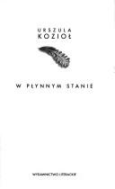 Cover of: W płynnym stanie