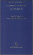 Cover of: Psychologie, ou, Traité sur l'âme by 