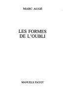 Cover of: Les formes de l'oubli