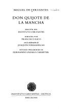 Cover of: Don Quijote de La Mancha by Miguel de Cervantes Saavedra