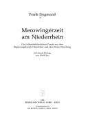 Cover of: Merowingerzeit am Niederrhein by Frank Siegmund