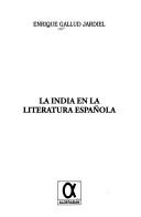 Cover of: La India en la literatura española