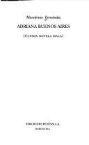 Cover of: Adriana Buenos Aires: última novela mala