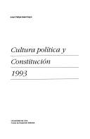 Cover of: Cultura política y Constitución 1993