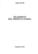 Cover of: Frammenti del perpetuo poema