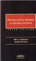 Cover of: Psychological experts in divorce actions
