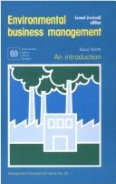 Cover of: Environmental business management: an introduction