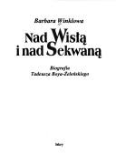 Cover of: Nad Wisłą i nad Sekwaną by Barbara Winklowa