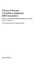 Ciriaco d'Ancona e la cultura antiquaria dell'umanesimo by Gianfranco Paci, Sergio Sconocchia