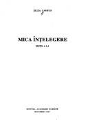 Cover of: Mica înțelegere