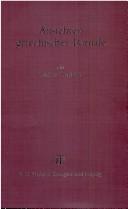 Cover of: Ansichten griechischer Rituale: Geburtstags-Symposium für Walter Burkert, Castelen bei Basel, 15. bis 18. März 1996