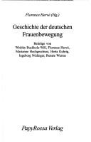 Cover of: Geschichte der deutschen Frauenbewegung by Florence Hervé (Hg.) ; Beiträge von Wiebke Buchholz-Will ... [et al.].