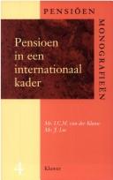 Pensioen in een internationaal kader by I. C. M. van der Klauw