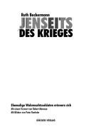 Cover of: Jenseits des Krieges by Ruth Beckermann