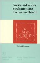 Cover of: Voorwaarden voor strafbaarstelling van vrouwenhandel