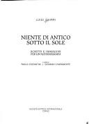 Cover of: Niente di antico sotto il sole by Luigi Ghirri