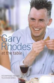 Cover of: Gary Rhodes at the table