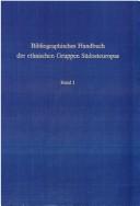Cover of: Bibliographisches Handbuch der ethnischen Gruppen Südosteuropas by Gerhard Seewann