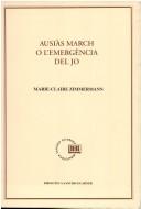 Cover of: Ausiàs March, o, L'emergència del jo
