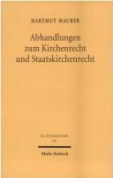 Cover of: Abhandlungen zum Kirchenrecht und Staatskirchenrecht