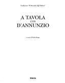 Cover of: A tavola con D'Annunzio