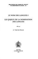 Cover of: Les enjeux de la nomination des langues by édité par A. Tabouret-Keller.