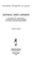 Cover of: Siewerth "après" Siewerth: le lien idéal de l'amour dans le thomisme spéculatif de Gustav Siewerth et la visée d'un réalisme transcendantal