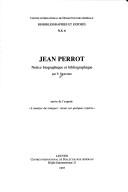 Cover of: Jean Perrot: notice biographique et bibliographique