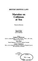 Cover of: Marsden on collisions at sea