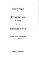 Cover of: Consolation | Fyodor Sologub