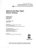Optical and fiber optic sensor systems
