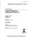 Cover of: Proceedings of optical diagnostics of biological fluids III
