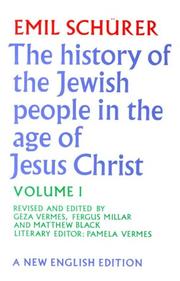 Cover of: The history of the Jewish people in the age of Jesus Christ (175 B.C.-A.D. 135)