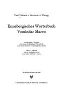 Cover of: Ennebergisches Wörterbuch: ennebergisch-deutsch ; mit einem rückläufigen Wörterbuch und einem deutsch-ennebergischen Index = Vocabolar Mareo, mareo-todësch ; con en vocabolar invers y en indesc todësch-mareo