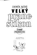 Cover of: Velký pranostikon by Zdeněk Vašků