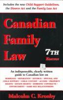 Canadian family law by Malcolm C. Kronby