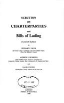 Cover of: Scrutton on Charterparties | S. C. Boyd