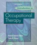 Cover of: Introduction to occupational therapy | Barbara Sabonis-Chafee